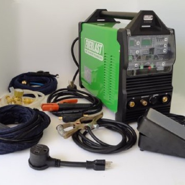 Новый Everlast PowerTIG 255 EXT Digital Ac Dc Tig Stick Импульсный сварочный аппарат с двойным инвертором напряжения Ac Dc