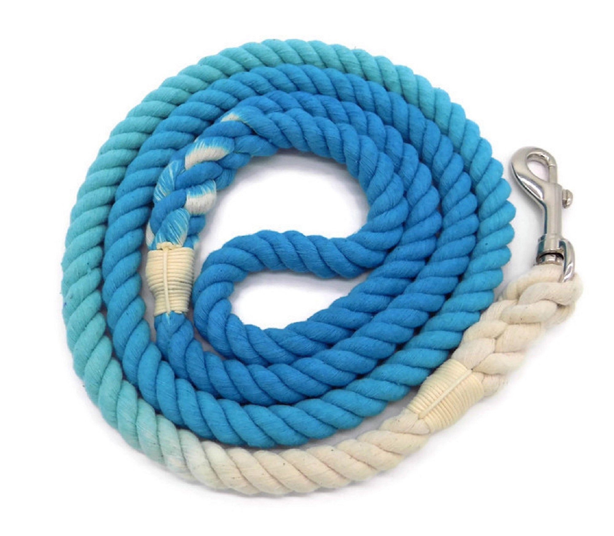 5ft Ombre Cotton Rope Dog Leash