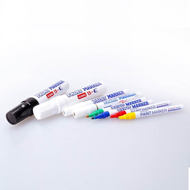 Oil based permanent ink acrylic medium tip paint marker