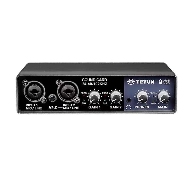 Лучше, чем focusrite scarlett solo 24 бит/192 кГц USB звуковая карта 2 in/2-out запись для музыкальной аудиостудии