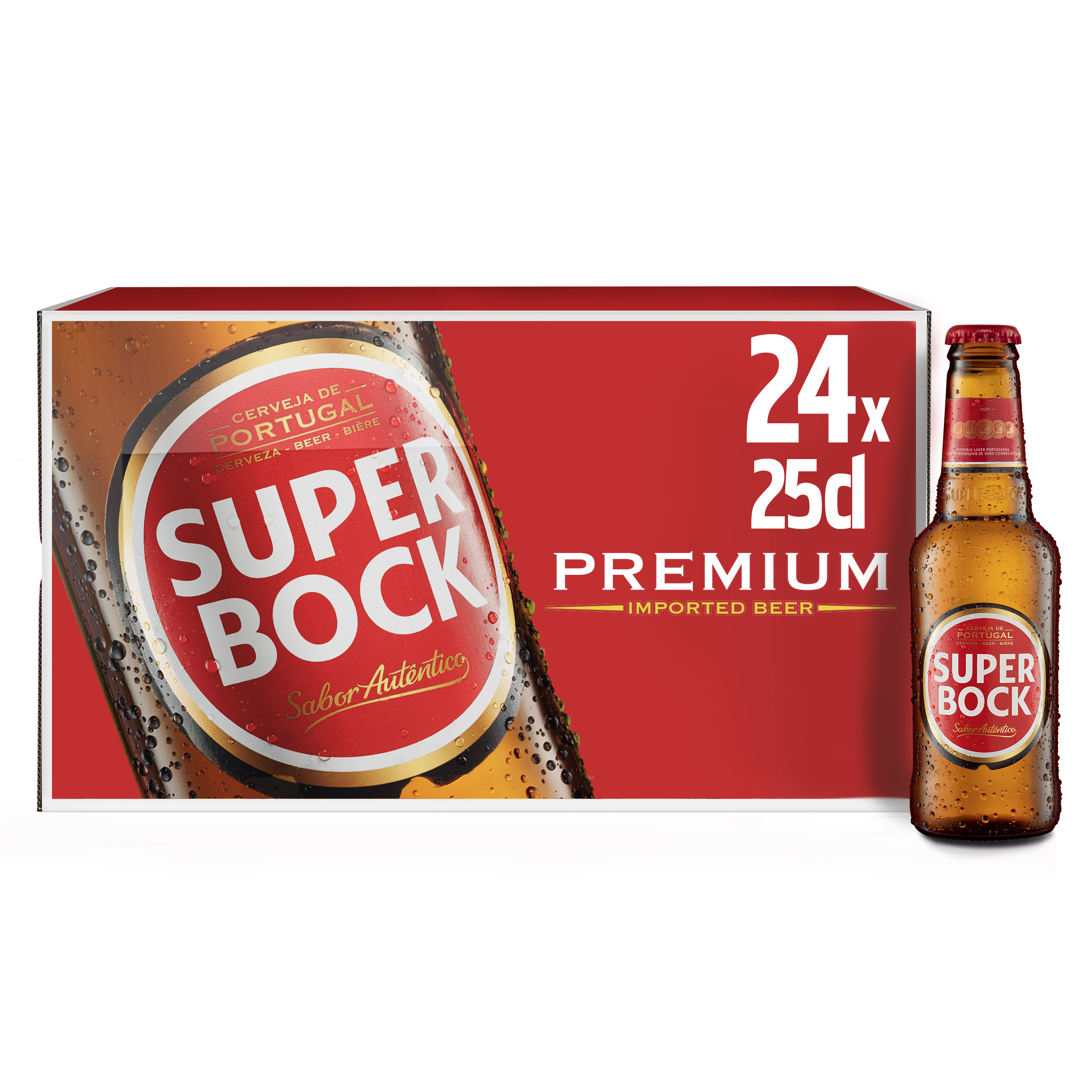 SUPER BOCK ORIGINAL 0,25L - 24 Bottles Box - OW