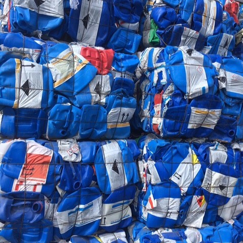 Высококачественные синие барабанные тюки HDPE