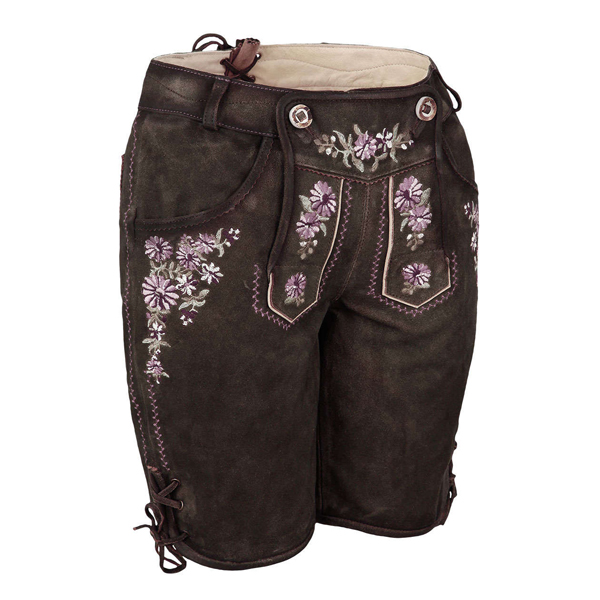 Latest design Oktoberfest bavarian ladies Lederhosen short