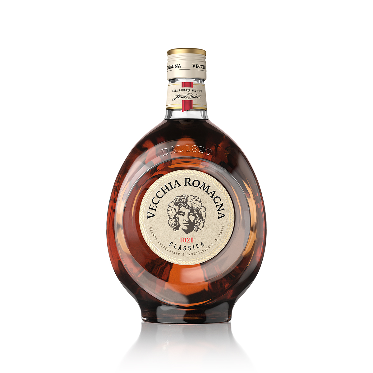 Премиальная линия Итальянский бренди Vecchia Romagna классика бутылка 70 cl
