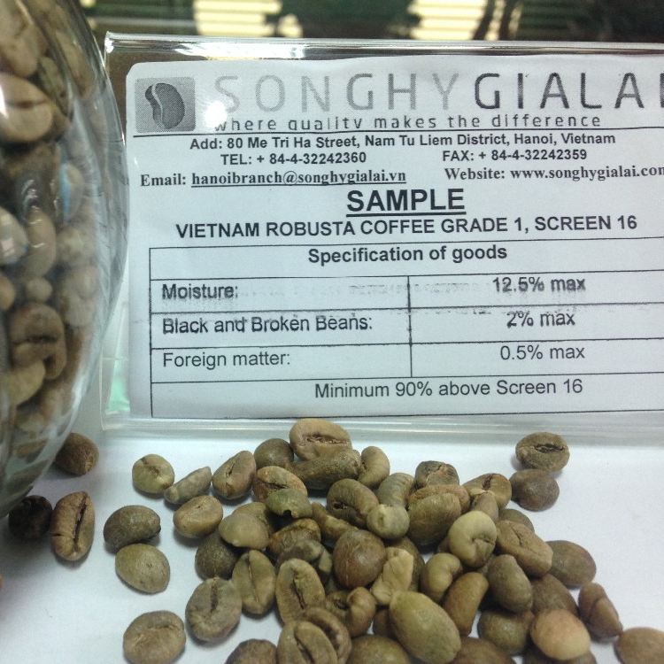 КОФЕ ROBUSTA S1R16 Лучшая цена Вьетнам