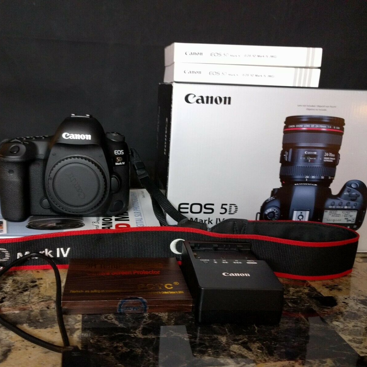 Заказ Новый Canon n E O S 5D Mark IV DSLR камера и 24-105 мм f/4L II USM объектив + 64 Гб Профессиональный видеокомплект