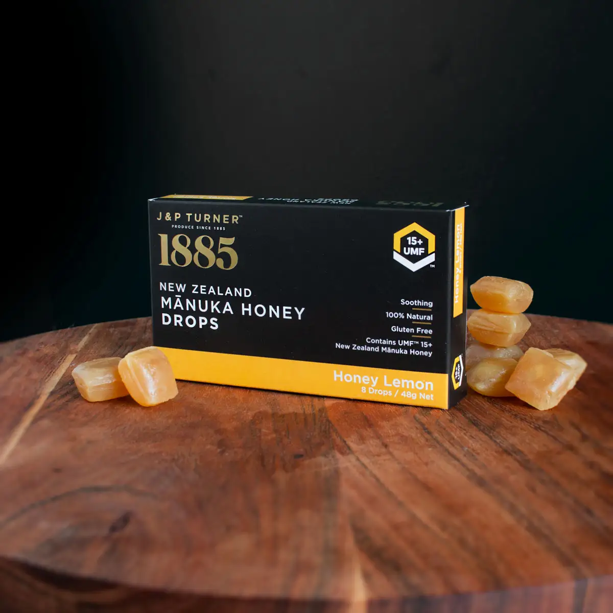 Manuka Honey Drops Honey Lemon UMF 15  New Zealand Made 100% Natural Soothing Lozenges Candy