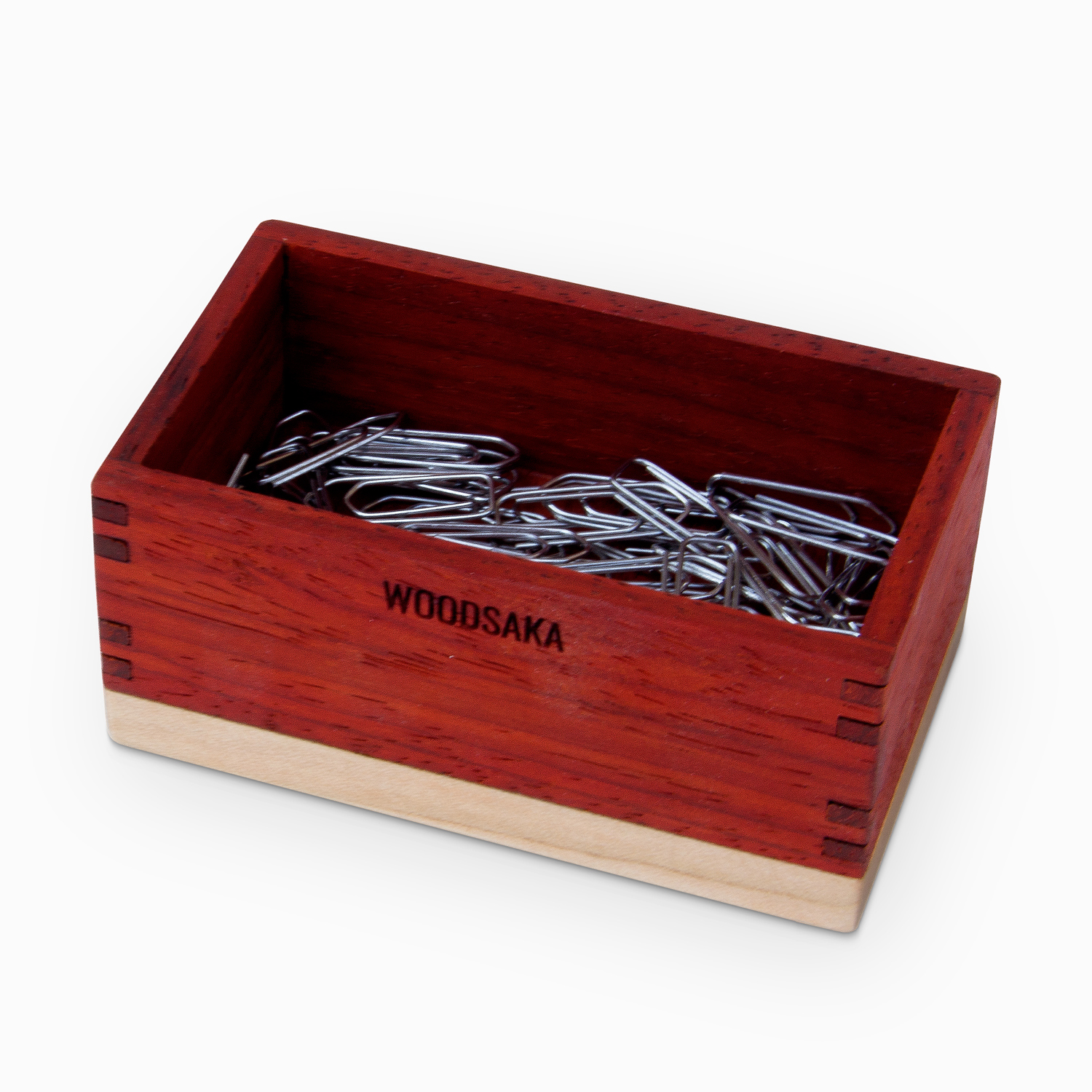 Деловой держатель для бумажных зажимов-WOODSAKA I экологически чистые настольные аксессуары