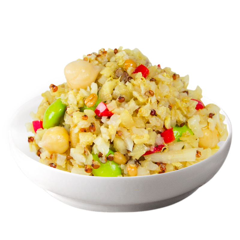 Chinese frozen foods exporter cauliflower rice with red quinoa