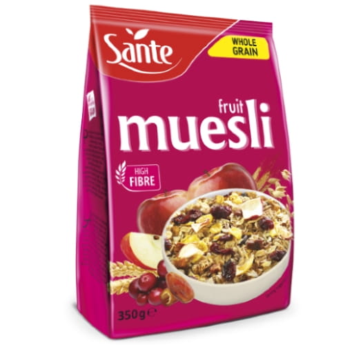 Фруктовый продукт Muesli, 100% без искусственных добавок, без консервантов, без добавления усилителей вкуса