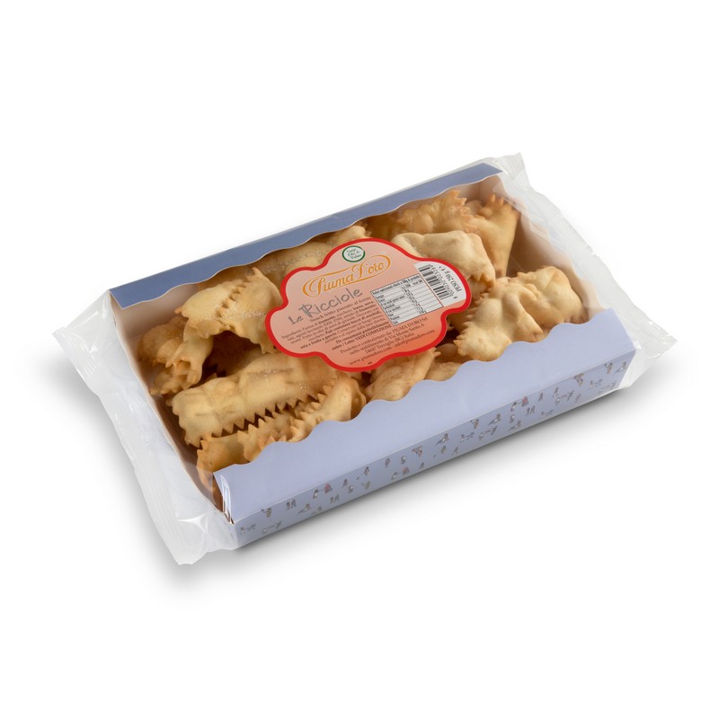 Высококачественные жареные сладкие снэки CHIACCHIERE, готовый к отправке новый картонный поднос 250 г, Лучшая цена