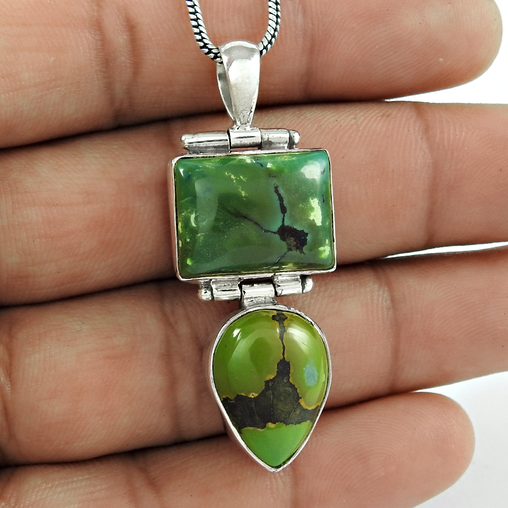 Sky blue turquoise gemstone handmade pendants 925 sterling silver jewelry wholesale price silver pendants suppliers