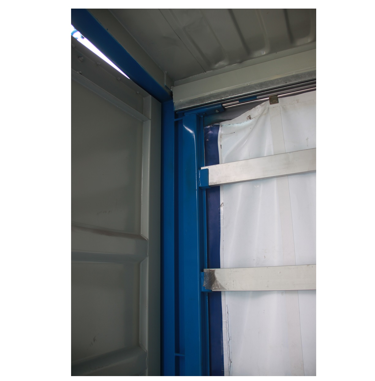 Pull Tarpaulin Cover Container Material Steel Type Dry Container Certification ISO9001