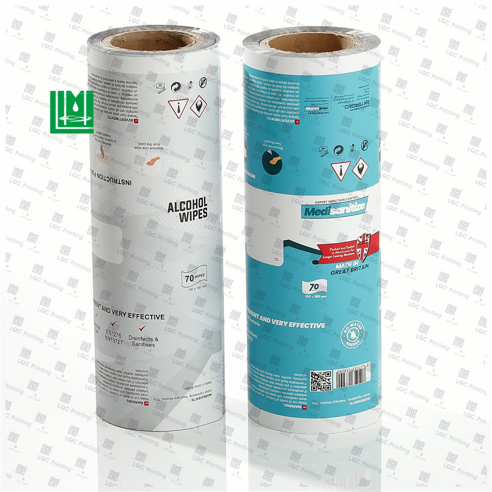transparent pe food package rollstock film automatic liquid packaging film in roll for food