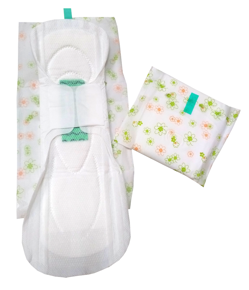 Hygienic disposable sanitary pads for adults girls, Maxi Sanitary Towels with Wings soft, comfortable sanitary pad supplier
