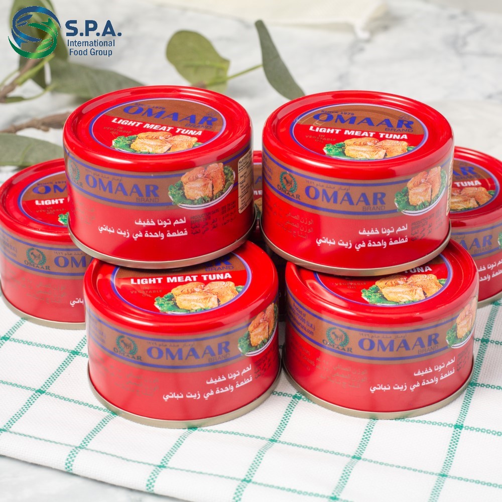 Wholesale OMAAR Skipjack Solid Canned Tuna in Oil With Weight 950g From Thailand