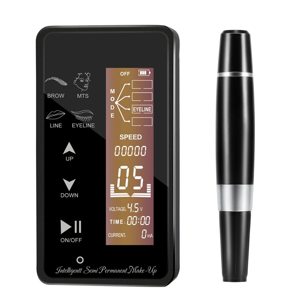 Permanent Makeup Microbladimg Mini PMU Machine Digital Rechargeable Micropigmentation Device