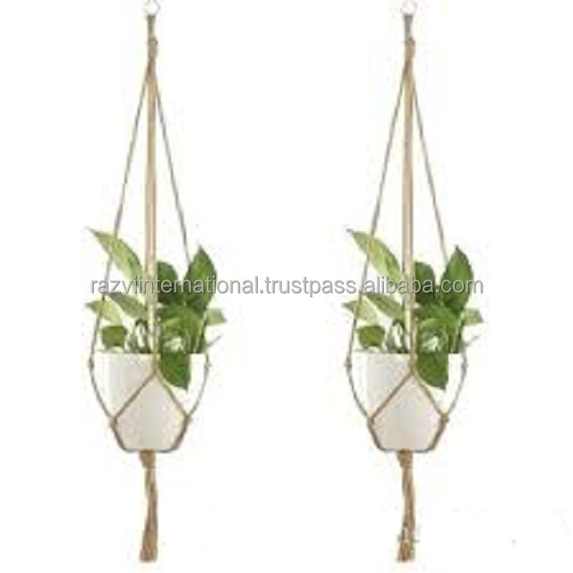 hanging white planter