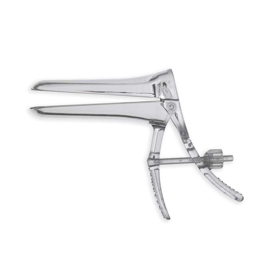 Stainless Steel single use sterile vaginal dilator middle screw type vaginal speculum Caremed Instruments