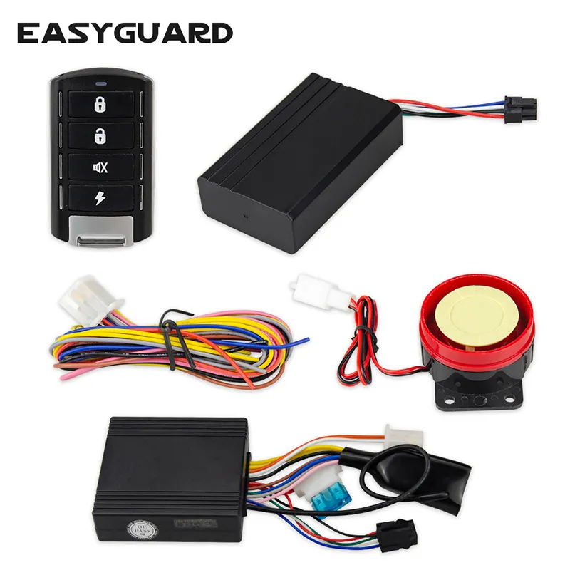 motorcycle alarm system security remote start stop shock sensor with GPS tracker Android and IOS APP controller