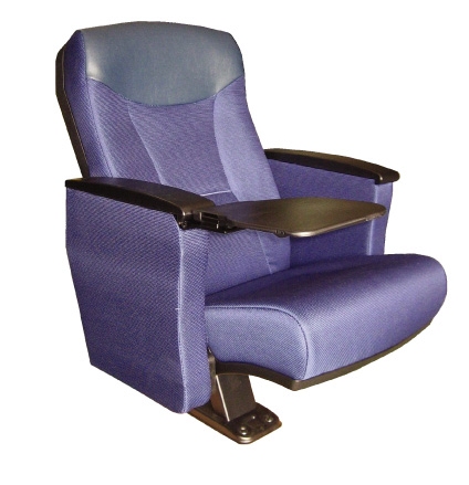 Auditorium Chair GARNET Lecture Hall Long Lasting Solid Material Strong Metal Single Pedestal High Comfort Moulded Foam