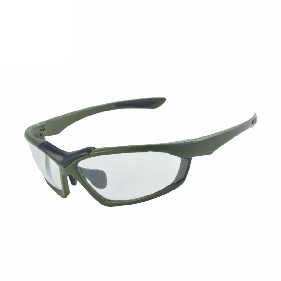 Taiwan laser logo transparent lenses safety eyewear custom glasses