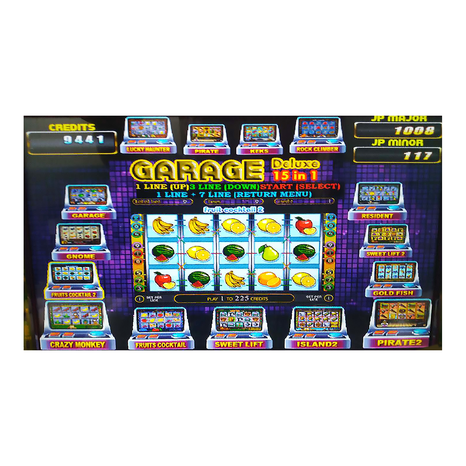 2020 гараж 15 в 1 игры 8 в 1 Джек-пот мульти игра Crazy Monkey Lucky haunter Garage Deluxe 15 в 1 GDX 15in1 все игры