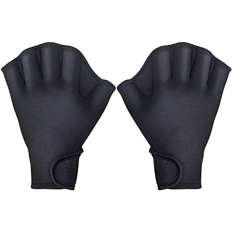 2021 Wholesale New Customized Neoprene Well Stitching Helping Upper Body Resistance Diving Gloves Swimming Gloves