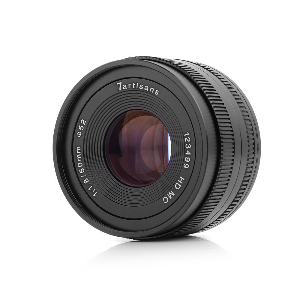 7artisans 50 мм F1.8 объектив с фиксированным фокусным расстоянием APS-C черный FE крепление для Sony A7 A7II A7R A7RII A7S A7SII A7III A6100 A6300 A6000A6400A6500A6600