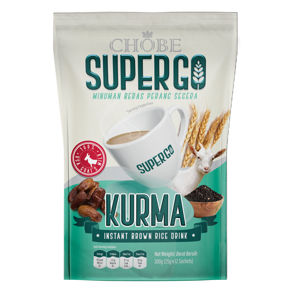 Чобе Supergo козье молоко Kurma Черный семян напитков мгновенный коричневого риса напитки Малайзия HALAL