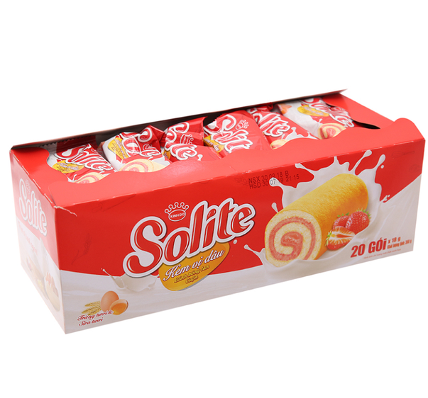 Заводская цена, капкейк Solite со вкусом клубники, г, сделано в вьетнаме
