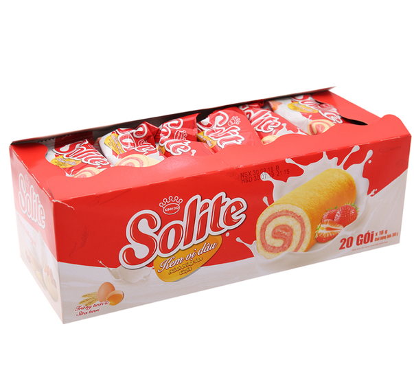 Factory Price Solite Cupcake With Strawberry Flavor 360gr Made In Viet Nam