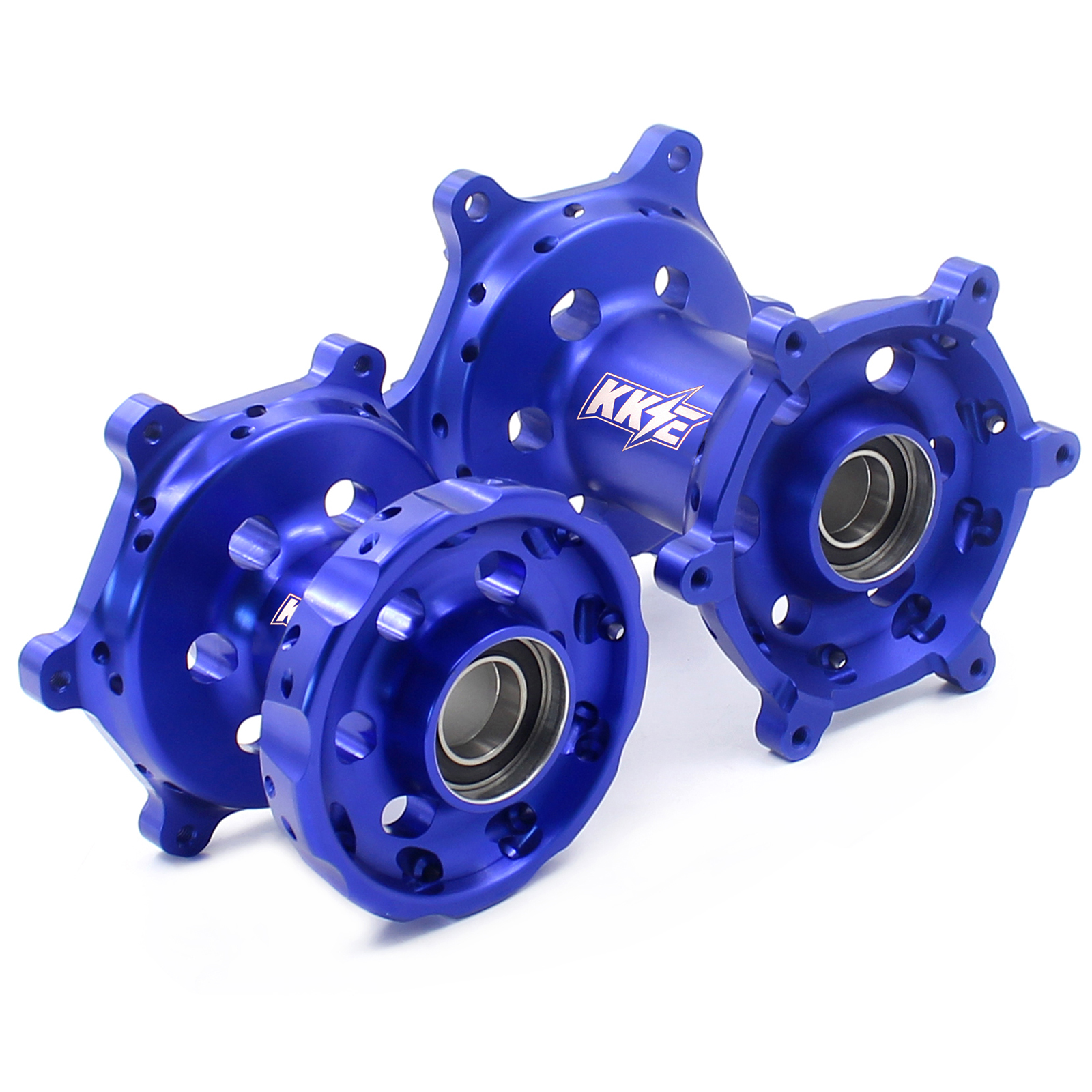 KKE Мотоцикл CNC алюминиевый супермотард концентратор набор совместим с YAMAHA YZ125/250 1999-2021 YZ250F YZ450F 2003-2020 синий