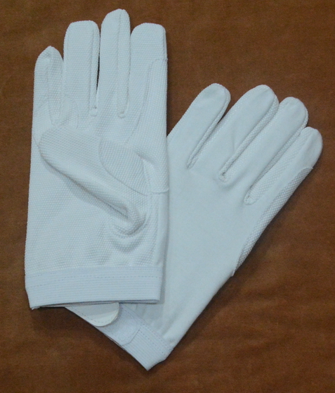 Ceremonial Marching Band Drummer Grip Dot Gloves Cotton
