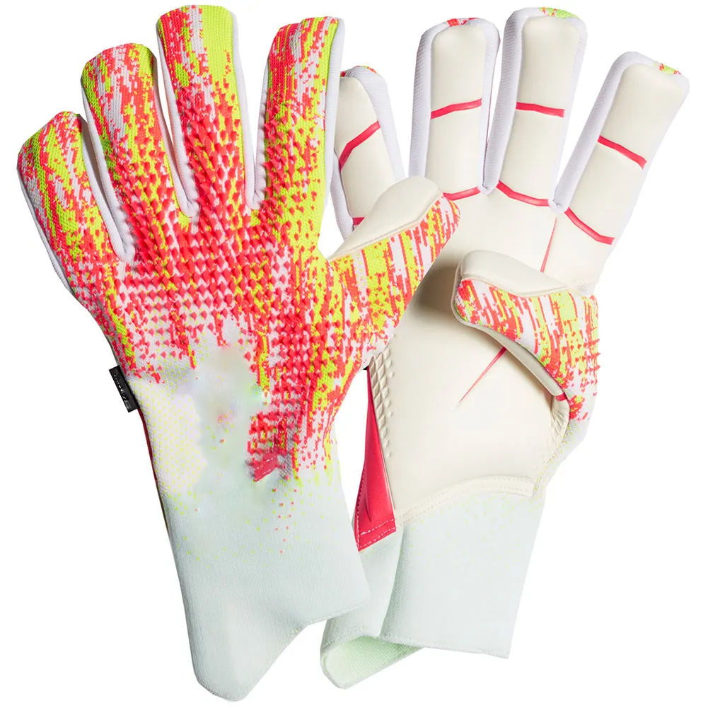 Профессиональные латексные перчатки вратаря, защитные перчатки для пальцев, футбольные перчатки