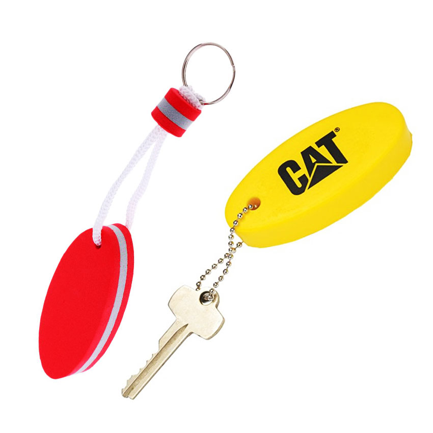 custom logo printed EVA foam promotional floating boat keychain