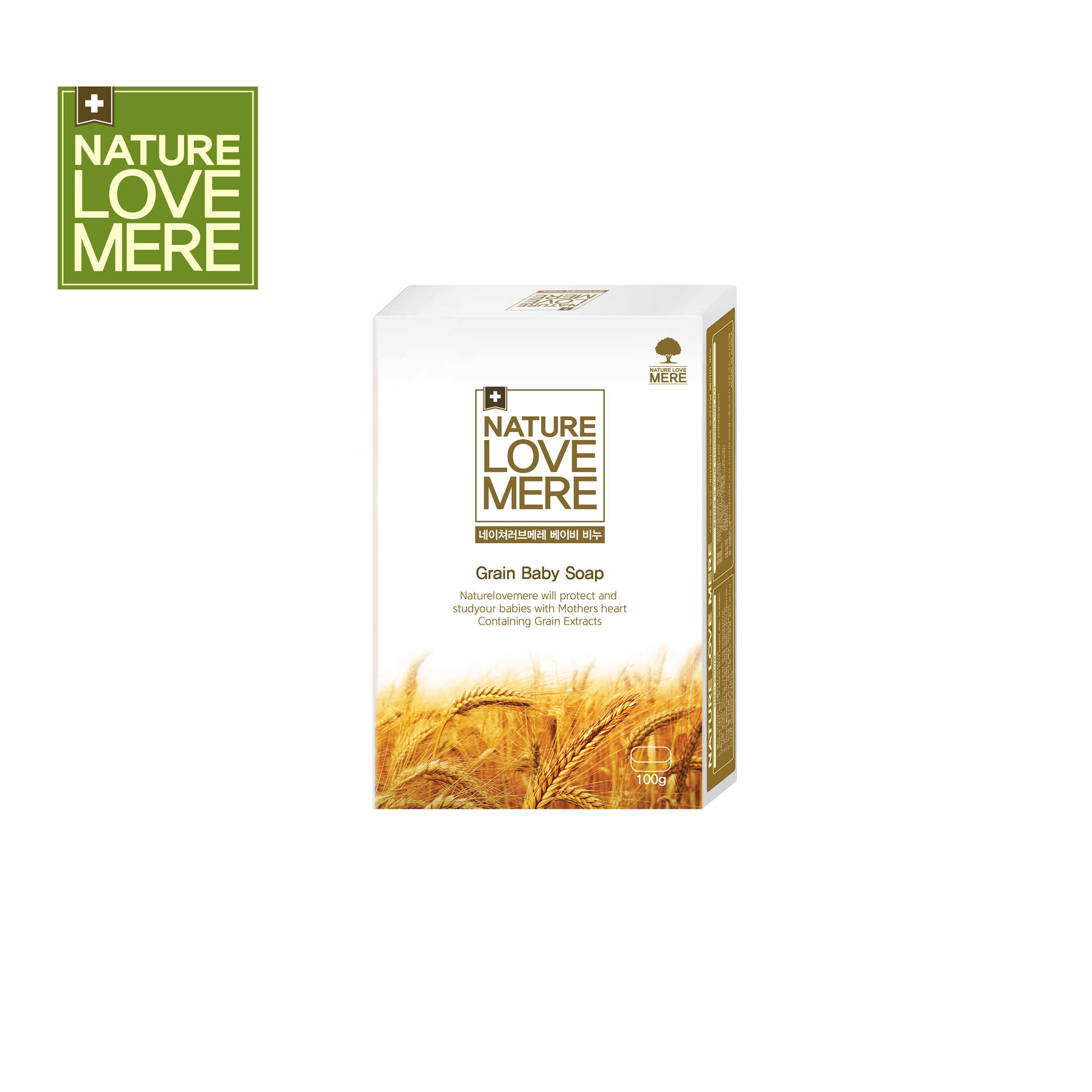 NATURE LOVE MERE Baby Soap - Grain 100g