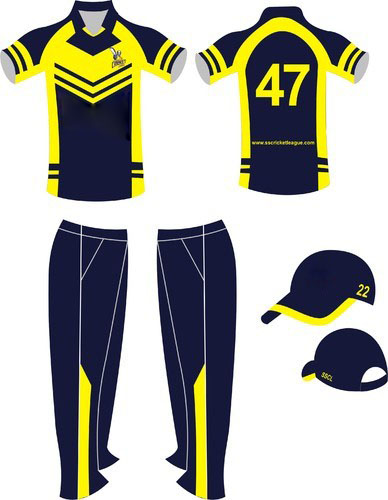Professional Sports Cricket Uniform Sets With Free Cap Custom Team Name Logo Jersey Suits Cricket Apparels