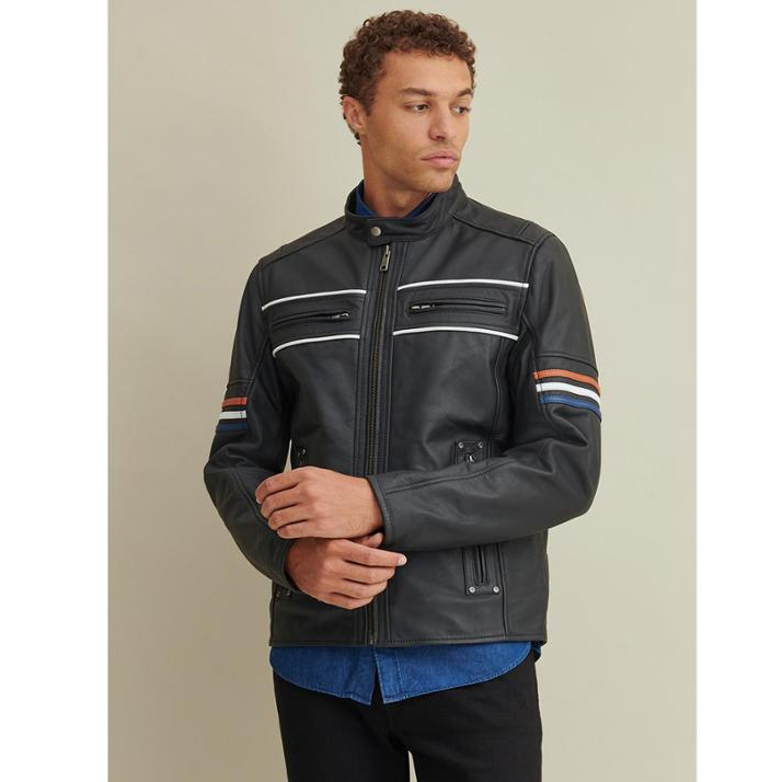 high quality genuine sheep leather jacket coat women zippers for leather motorcycle jackets pakistan