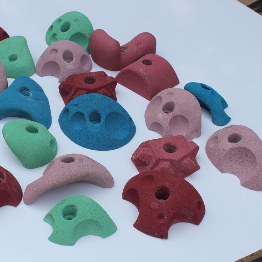 Wonderful Colors FRP Climbing Holds on Climbing Wall Panel Fiberglass Outdoor Indoor Kids Rock Adventure Customized Resin Color