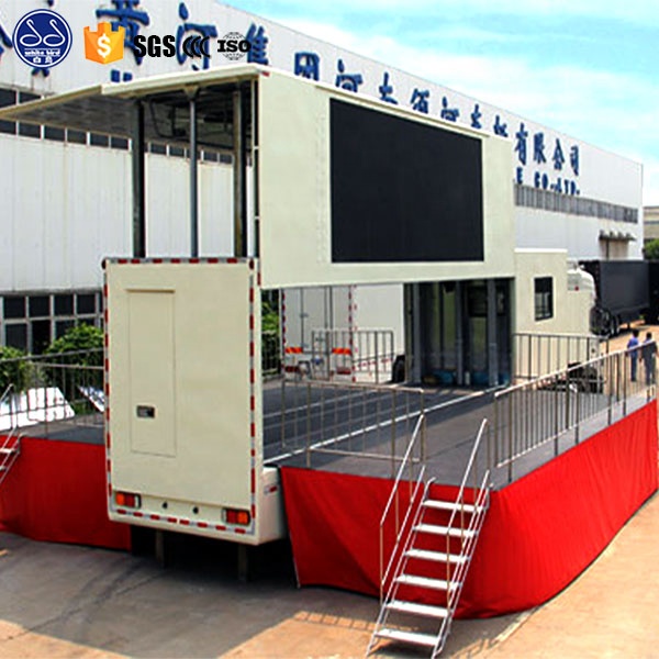 Dongfeng 60-100m2 мобильный сценический грузовик для Roadshow