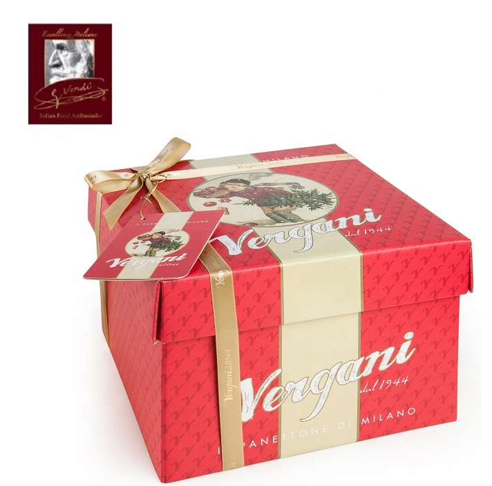Panettone Миланская традиционная Рождественская коробка 750 г выбор Джузеппе Верди Сделано в Италии