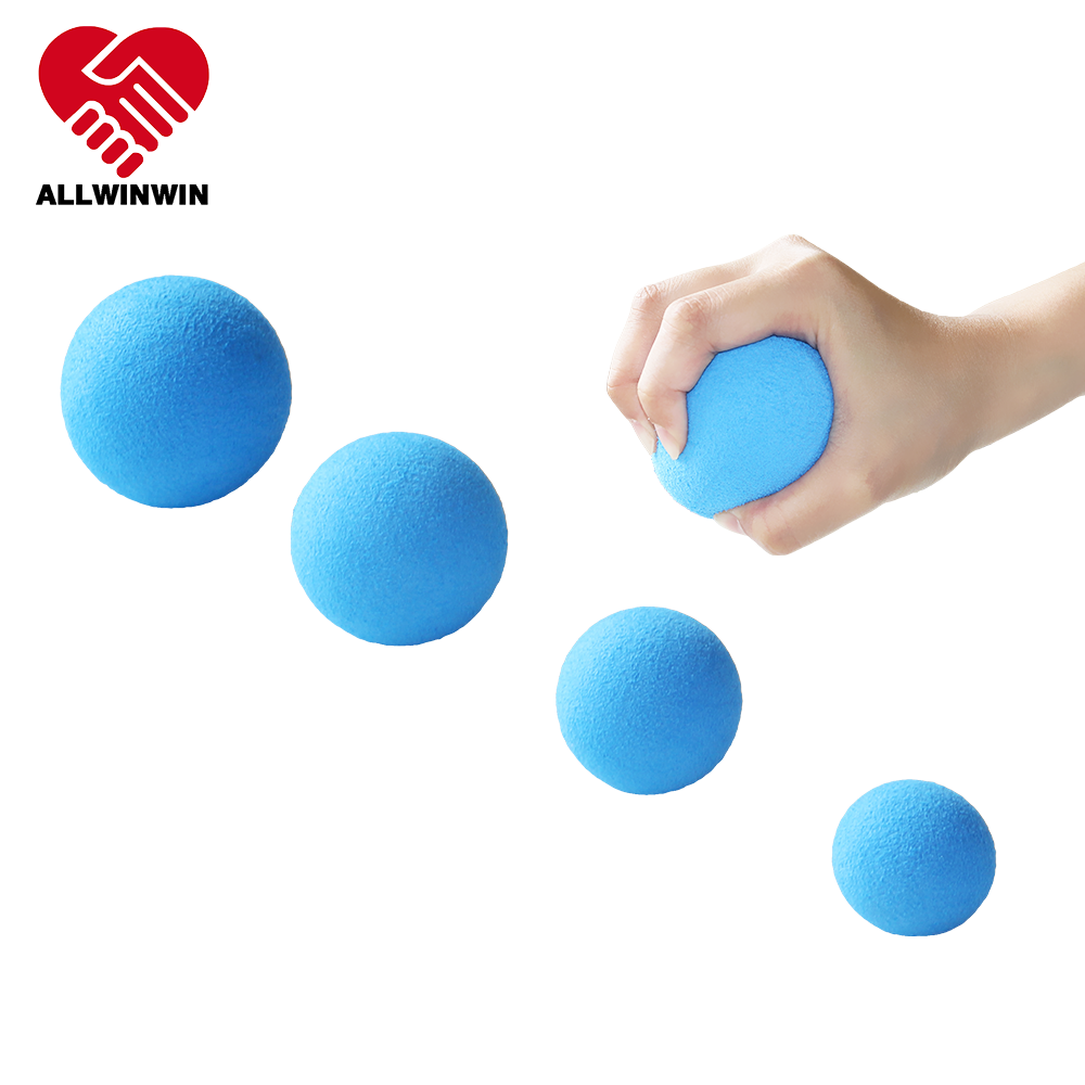 ALLWINWIN HEB08 Hand Exercise Ball - EVA Foam 4pcs 4/5/6/7cm Stress Therapy Grip Squishy Squeeze