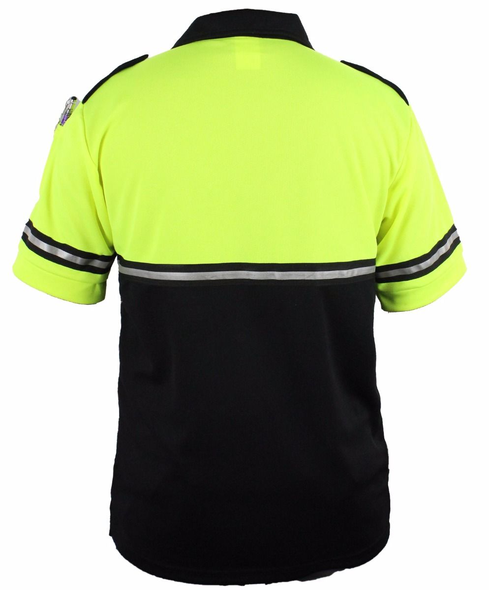 Men's Training & Jogging Wear Lightweight Performance Muscle Fit Short Sleeve 85 Polyester 15 Spandex Security Guard T shirt