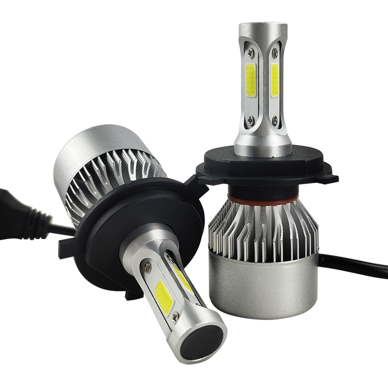 Auto Car Accessory led Car Light kit COB Car Headlight Bulbs S2 H3 LED Headlight with Fan