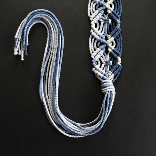 Macrame belt