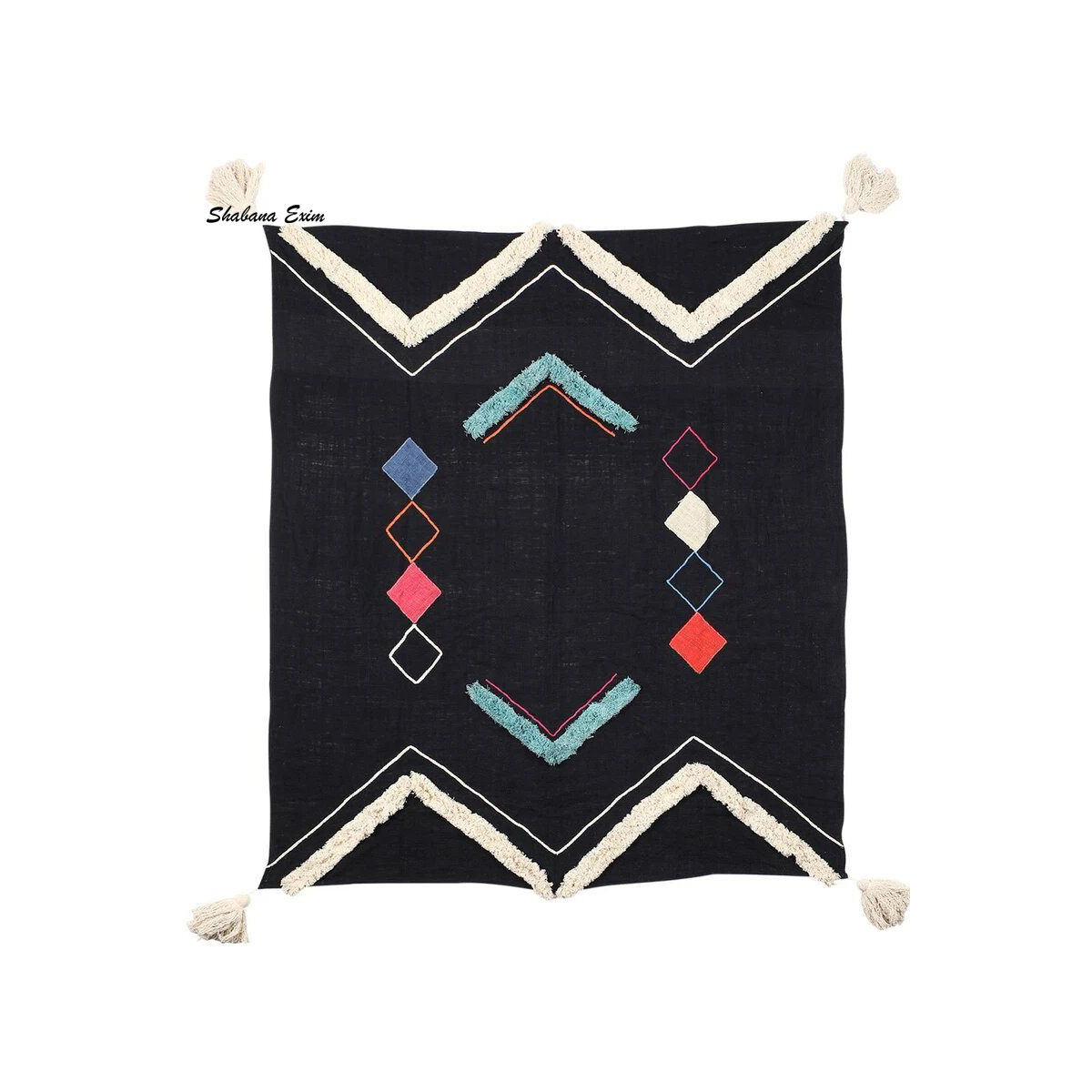 Custom Eco-Friendly Woven Jacquard Soft Throw Blanket Decorative Cotton Warmer Throw Blanket India