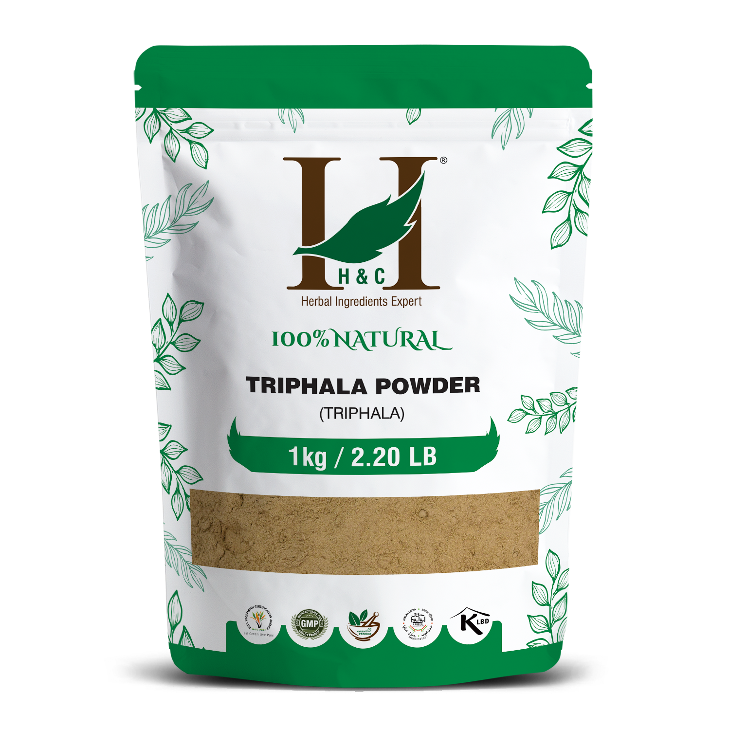 H & C Трифала (Amla, харитаки, Vibhitaki) порошок-100 г в упаковке