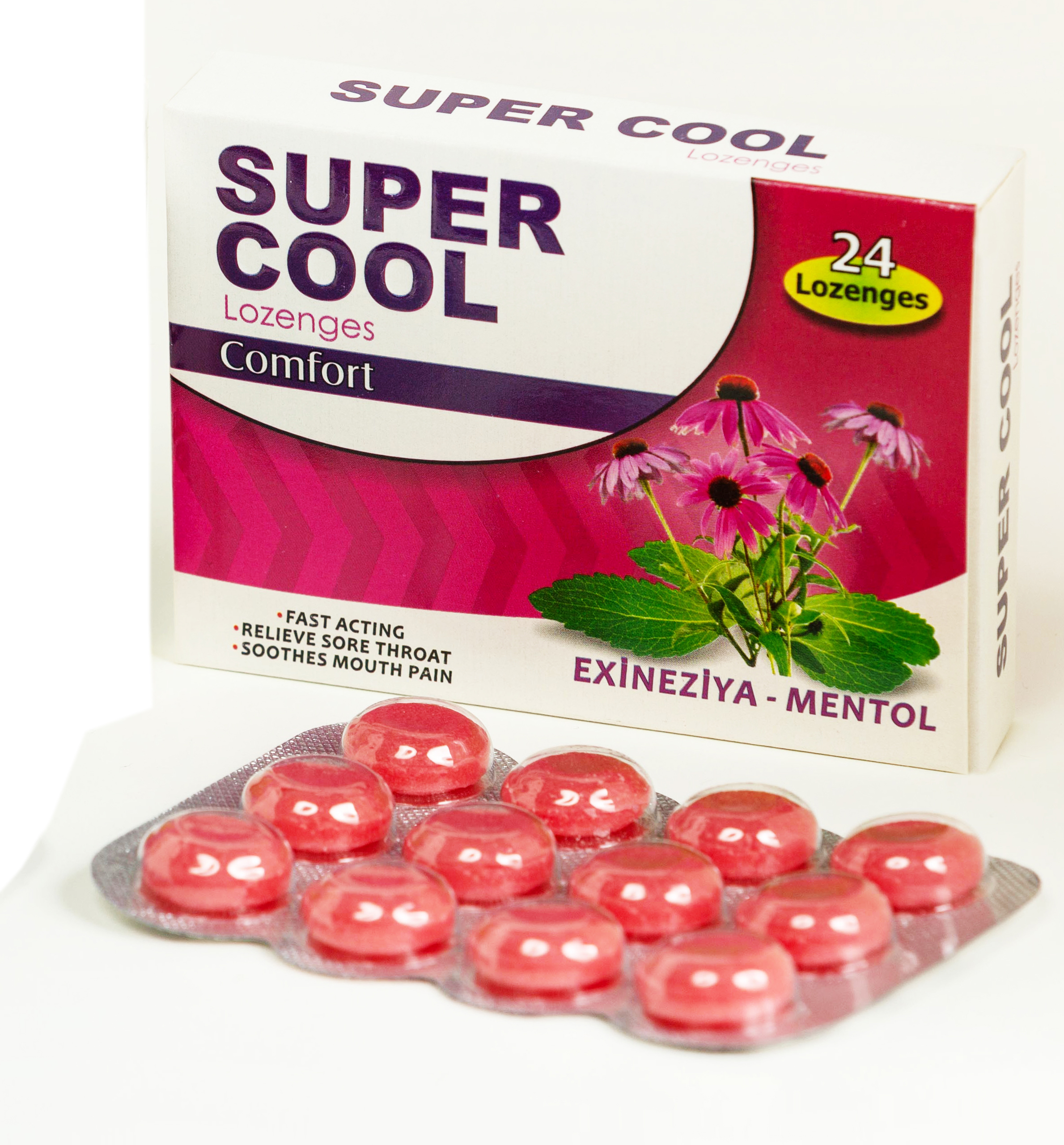 Super Cool throat lozenges