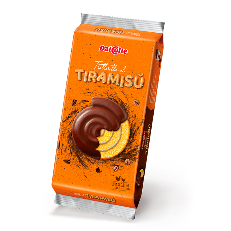 Лучшее качество, итальянские губчатые пирожные tiramisu Trotterella 175 гр, готовые к работе круглый год, Повседневная линия, 18 шт. * Чехол
